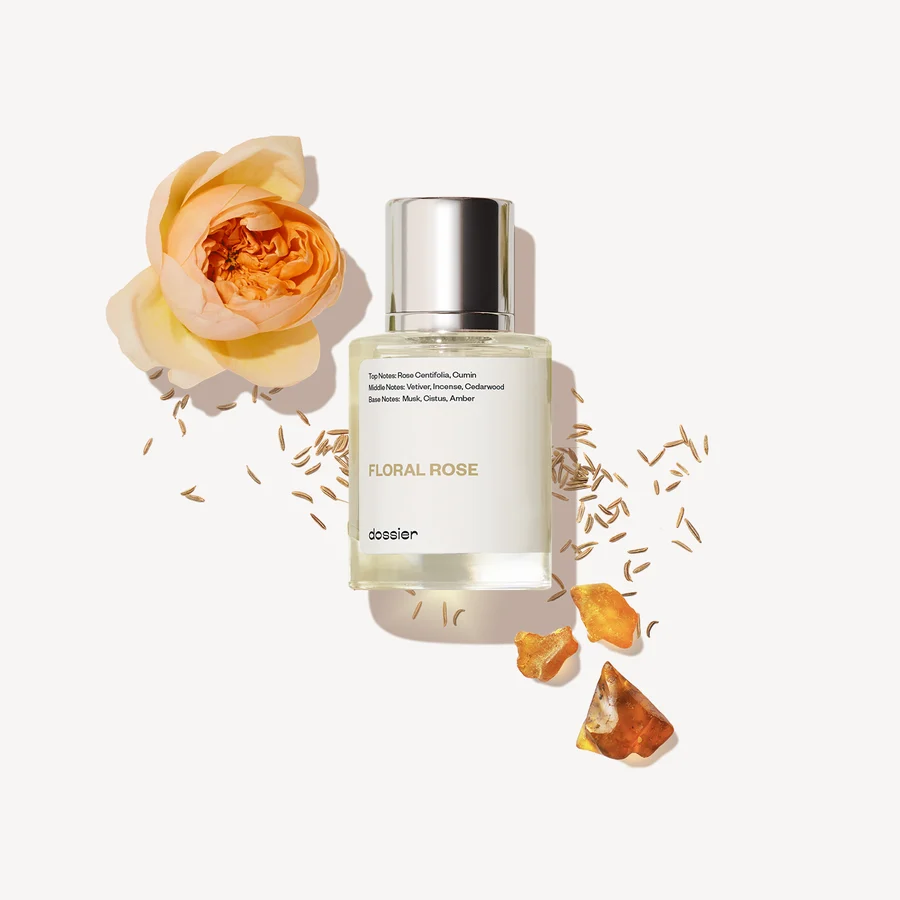 Dossier Floral Rose